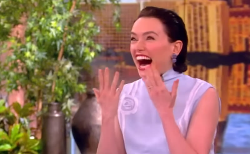 Daisy Ridley Seemingly Gets Exciting Job Offer from Whoopi Goldberg During Live ‘The View’ Interview