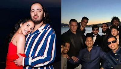 Anant Ambani-Radhika Merchant's Pre-Wedding Bash: A starry image of Ranveer Singh, Salman Khan & M.S. Dhoni goes viral