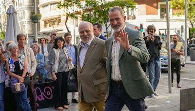 El rey de España asiste al estreno del documental ‘Hispanoámerica’ en Madrid