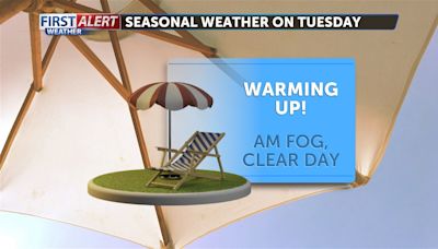 Spring-like weather returns on Tuesday