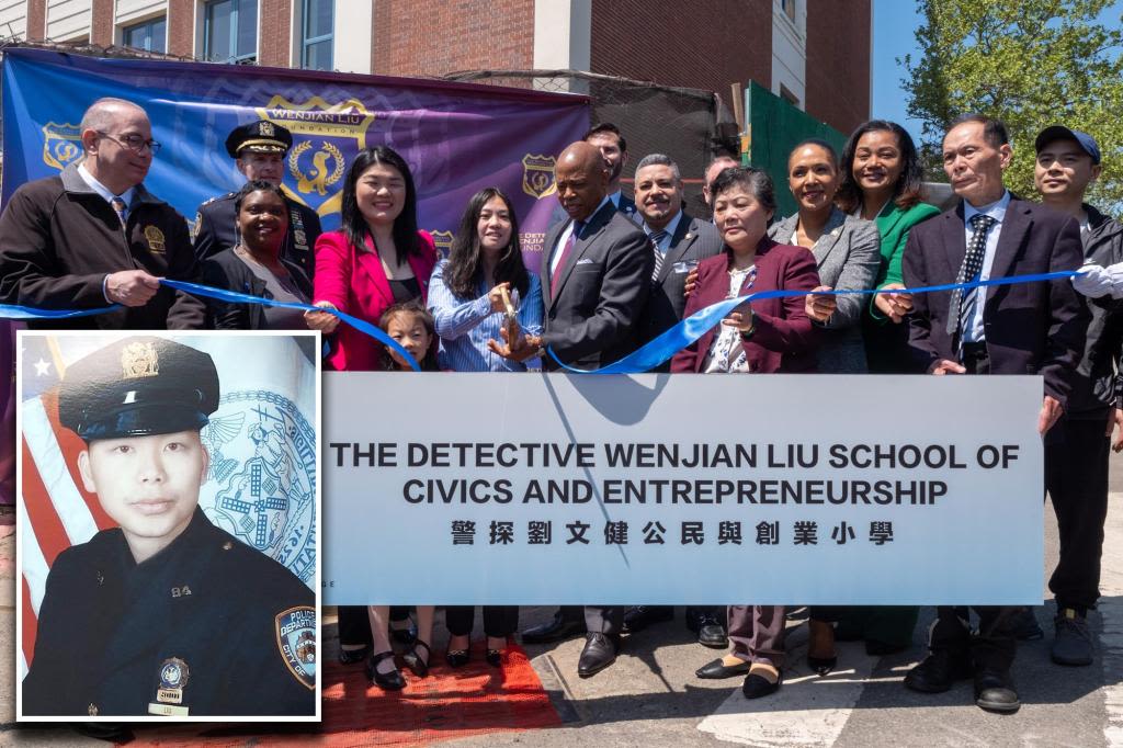 Brooklyn’s PS 331 renamed after slain NYPD Detective Wenjian Liu, becoming first NYC school honoring Asian American