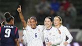Olivia Moultrie scores twice during dominant U.S. win over Dominican Republic