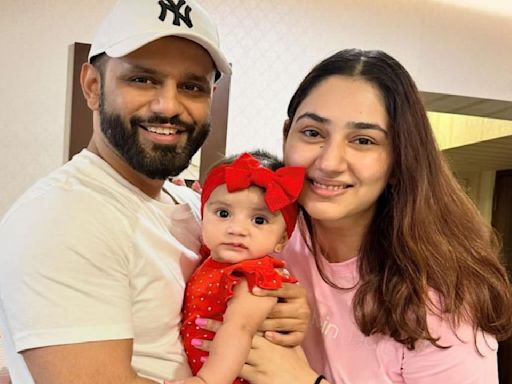 Rahul Vaidya shares glimpse of adorable family moment with Disha Parmar & daughter Navya