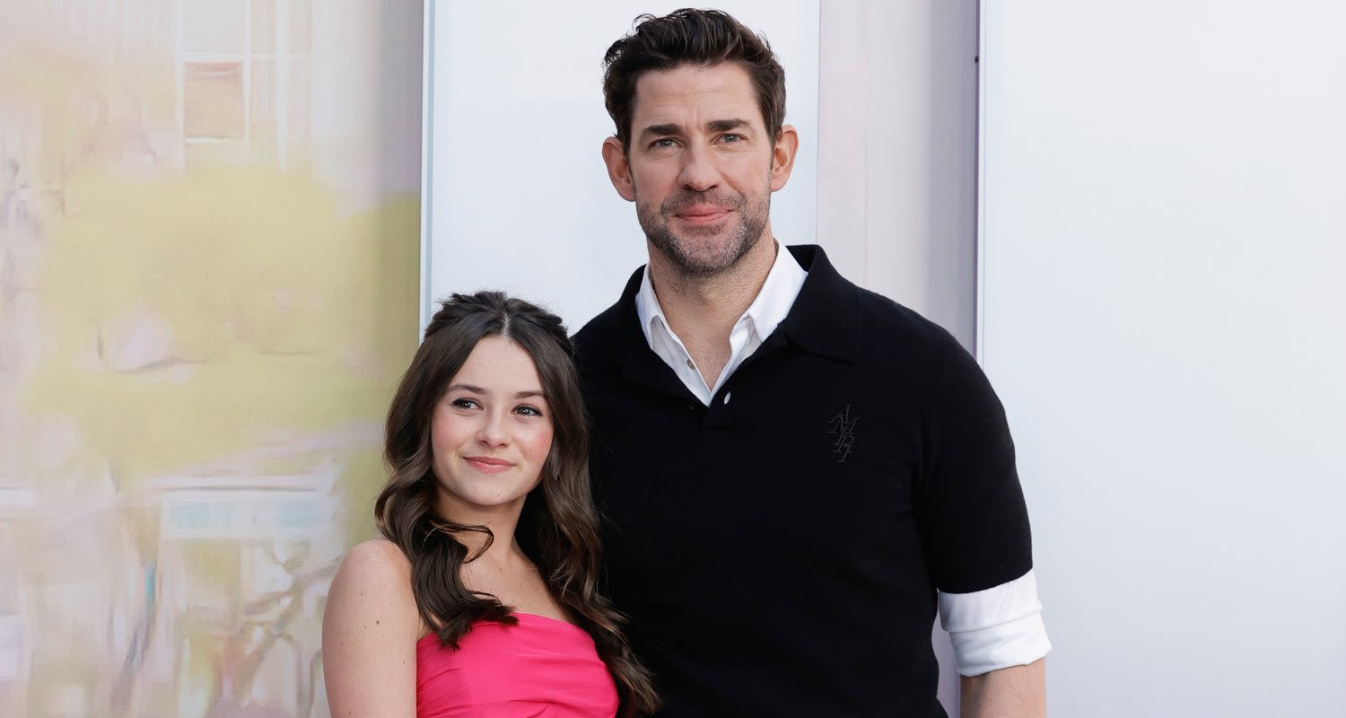 John Krasinski Joins On-Screen Daughter Cailey Fleming at ‘IF’ Premiere in London