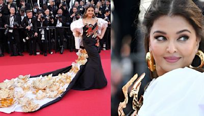 Cannes 2024: Aishwarya Rai Shines At The Red Carpet In Dramatic Falguni Shane Peacock Gown