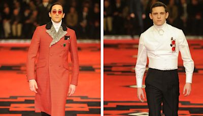 ...The Dramatic Catwalk Finale With Willem Dafoe, Adrien Brody and More Hollywood Bad Guys Gets Viral Afterlife...