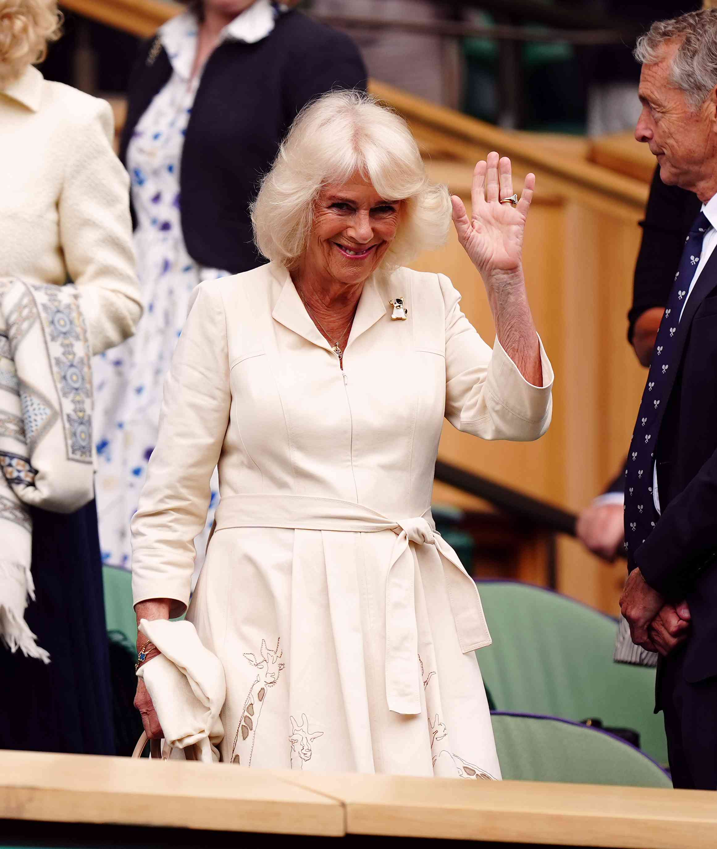 Queen Camila Sported a Lady Dior Bag, Famously Named After Princess Diana, at Wimbledon