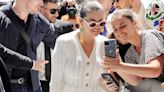 Selena Gomez Makes a Breezy Cannes Film Festival Arrival in Flared Self-Portrait Minidress Ahead of ‘Emilia Perez’ Premiere