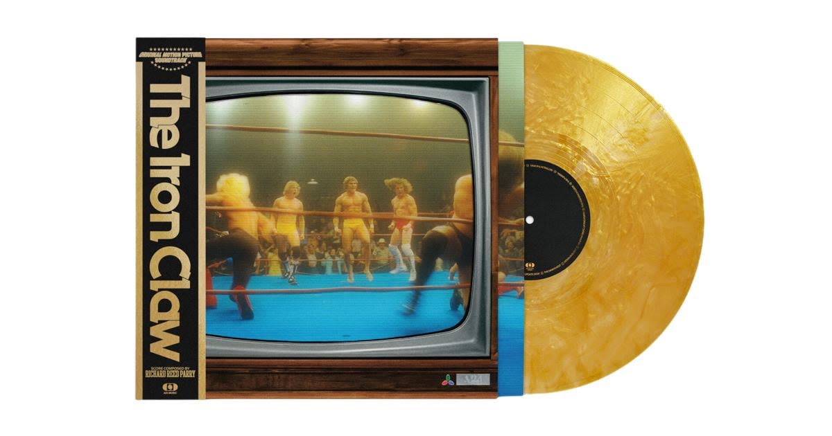 ‘Iron Claw’ vinyl soundtrack celebrates Von Erich era with tubular packaging