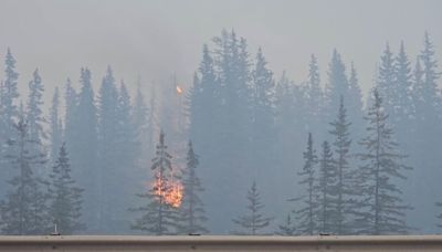 Fast-moving wildfire in the Canadian Rockies’ largest national park hits the town of Jasper