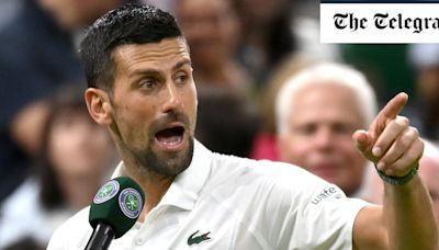 Novak Djokovic is creating the problem, not the Wimbledon crowd