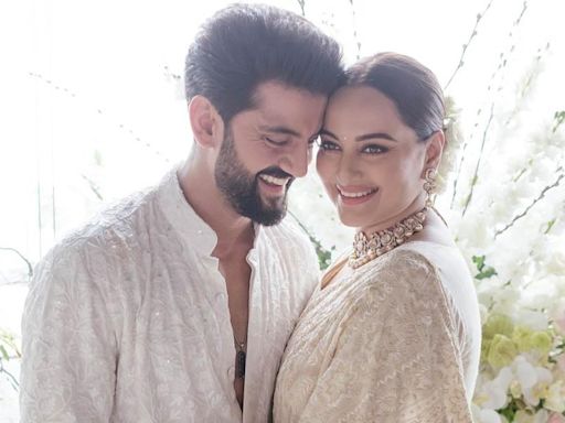 Sonakshi Sinha and Zaheer Iqbal tie the knot at private ceremony, host reception for industry colleagues