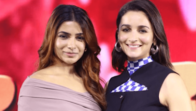 "To be a woman in a man's world": Samantha Ruth Prabhu unable to hold back tears as Alia Bhatt heaps praise on her