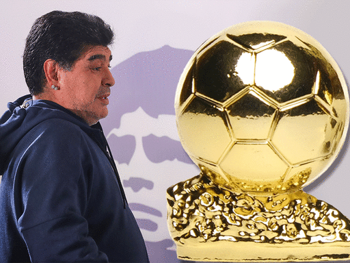 Diego Maradona's heirs say his Golden Ball trophy was stolen, want to stop its auction
