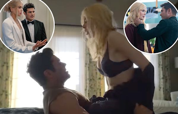 Nicole Kidman and Zac Efron strip down for hot sex scene in new ‘A Family Affair’ trailer