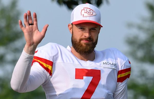 Chiefs kicker Harrison Butker says he stands behind comments he made during polarizing speech