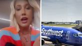 Todd and Julie Chrisley's daughter says she was kicked off a Southwest Airlines flight after refusing to check her bag