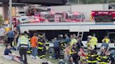 7 people injured after NJ Transit bus crashes into ditch