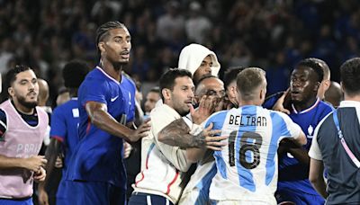 Fight erupts after France eliminates Argentina in 2024 Olympics