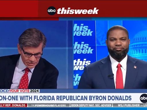 Stephanopoulos Chastises Republican for Repeating Trump’s ‘Slur’ Against Harris