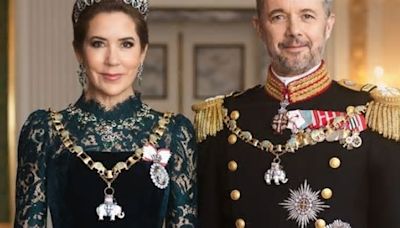 Federico y Mary de Dinamarca: primer retrato oficial de gala como Reyes