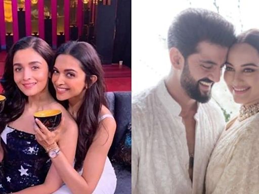 Deepika Padukone, Alia Bhatt React To Sonakshi Sinha-Zaheer Iqbal's First Wedding Photos; See Here - News18