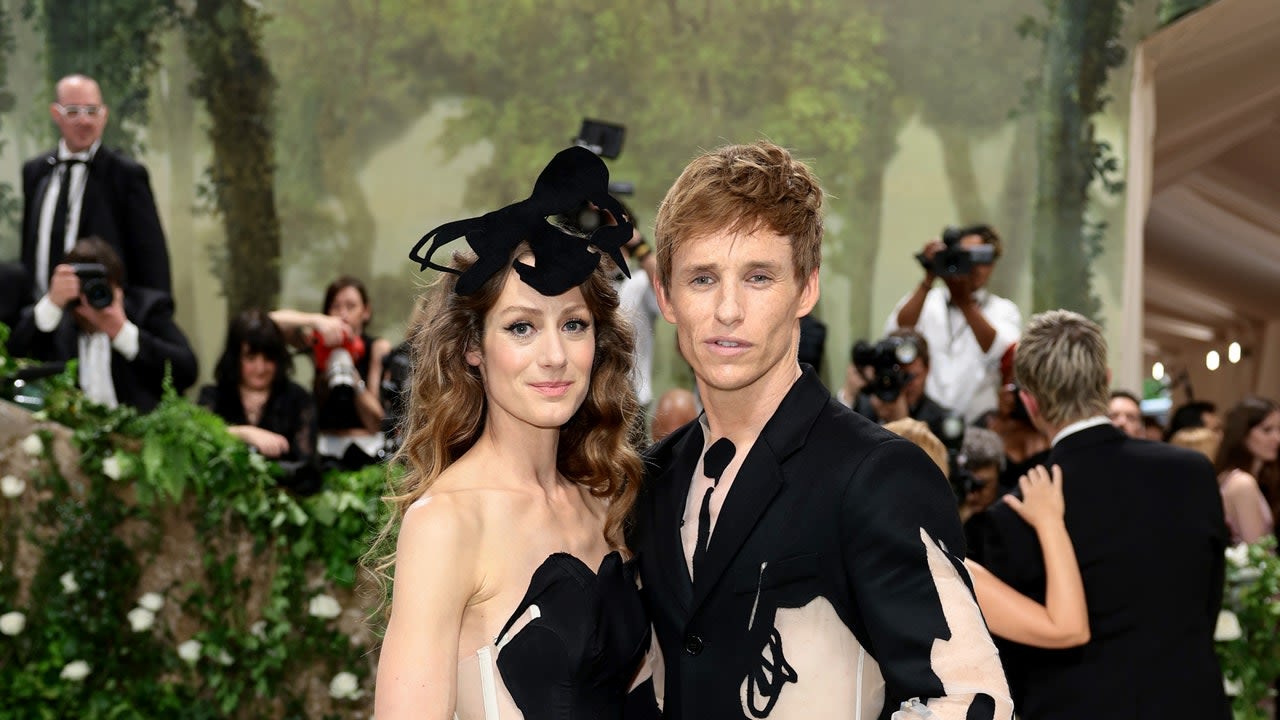 Eddie Redmayne and Hannah Bagshawe Wore Matching Steve O Smith Looks to the Met Gala 2024