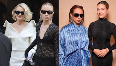 Naomi Watts and Kai Schreiber, Maya Rudolph and Pearl Minnie and More Mother-daughter Pairs at Balenciaga’s Fall 2024 Couture Show During...