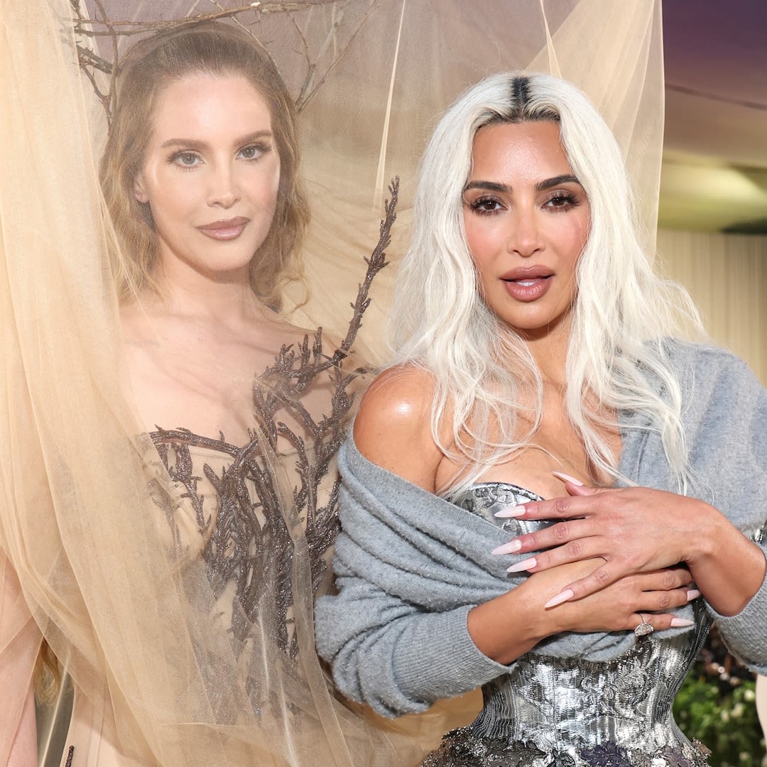 How Kim Kardashian and Lana Del Rey Became Unexpected Duo While Bonding at 2024 Met Gala - E! Online