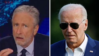 Jon Stewart urges Democrats to dump Biden as he slams their "get on board or shut the f*ck up" campaign strategy