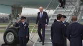 President Joe Biden arrives in Atlanta to campaign, deliver Morehouse College commencement address