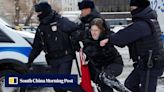 Hundreds detained in Russia at Navalny memorial events, rights group says