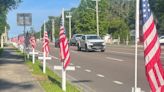 880 crosses honoring veterans, fallen heroes line Baker County streets ahead of Memorial Day