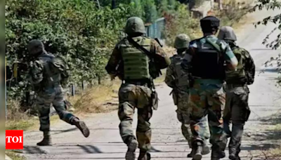 J&K encounter: Soldier killed in gunfight with terrorists in Kulgam | India News - Times of India