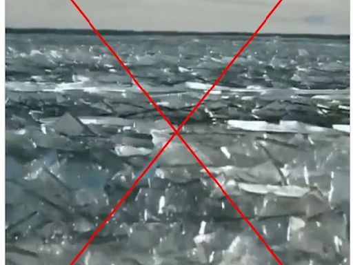 Video de aguas congeladas no se grabó en la Patagonia ni refuta el calentamiento global