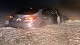 Heavy equipment needed to clean up hail piled knee-deep in Colorado city