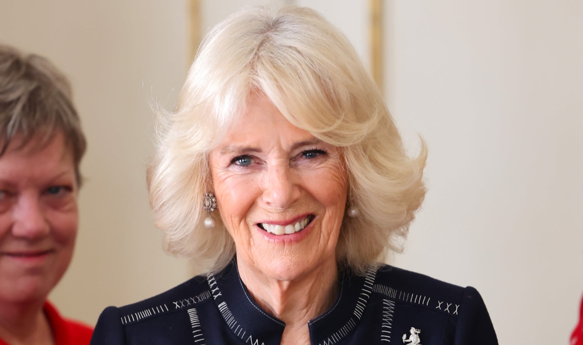 Queen Camilla Repurposes Anna Valentine Dress for Royal Hosting Engagement in London