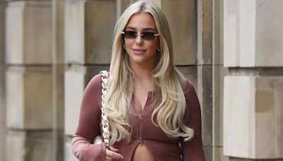 Taylor Ward cuts a chic casual figure in a matching tracksuit