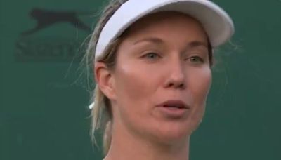 Danielle Collins swears in passionate on-court Wimbledon speech
