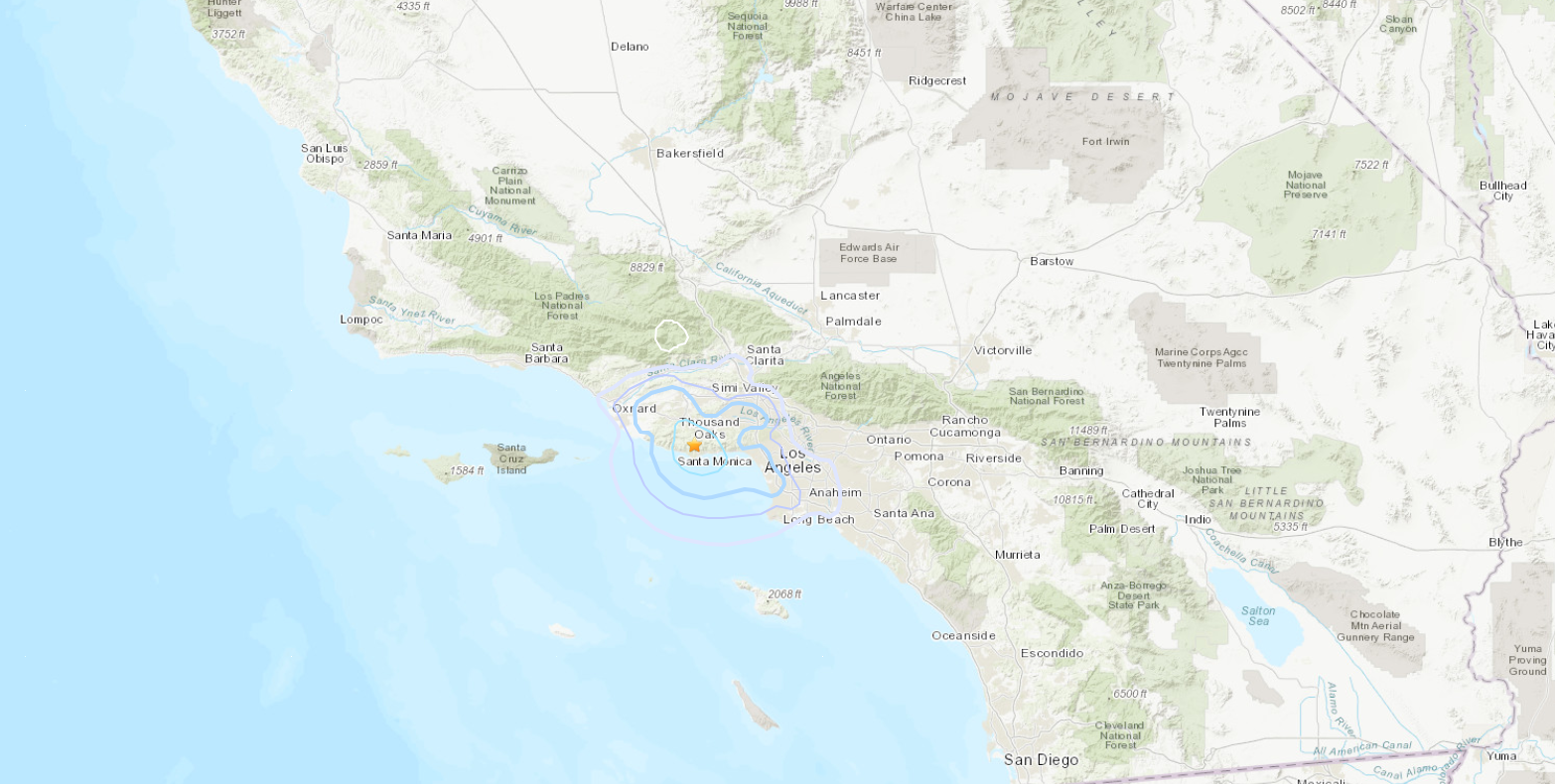 Another earthquake rattles Southern California: Magnitude 3.7 quake registered in Los Angeles area