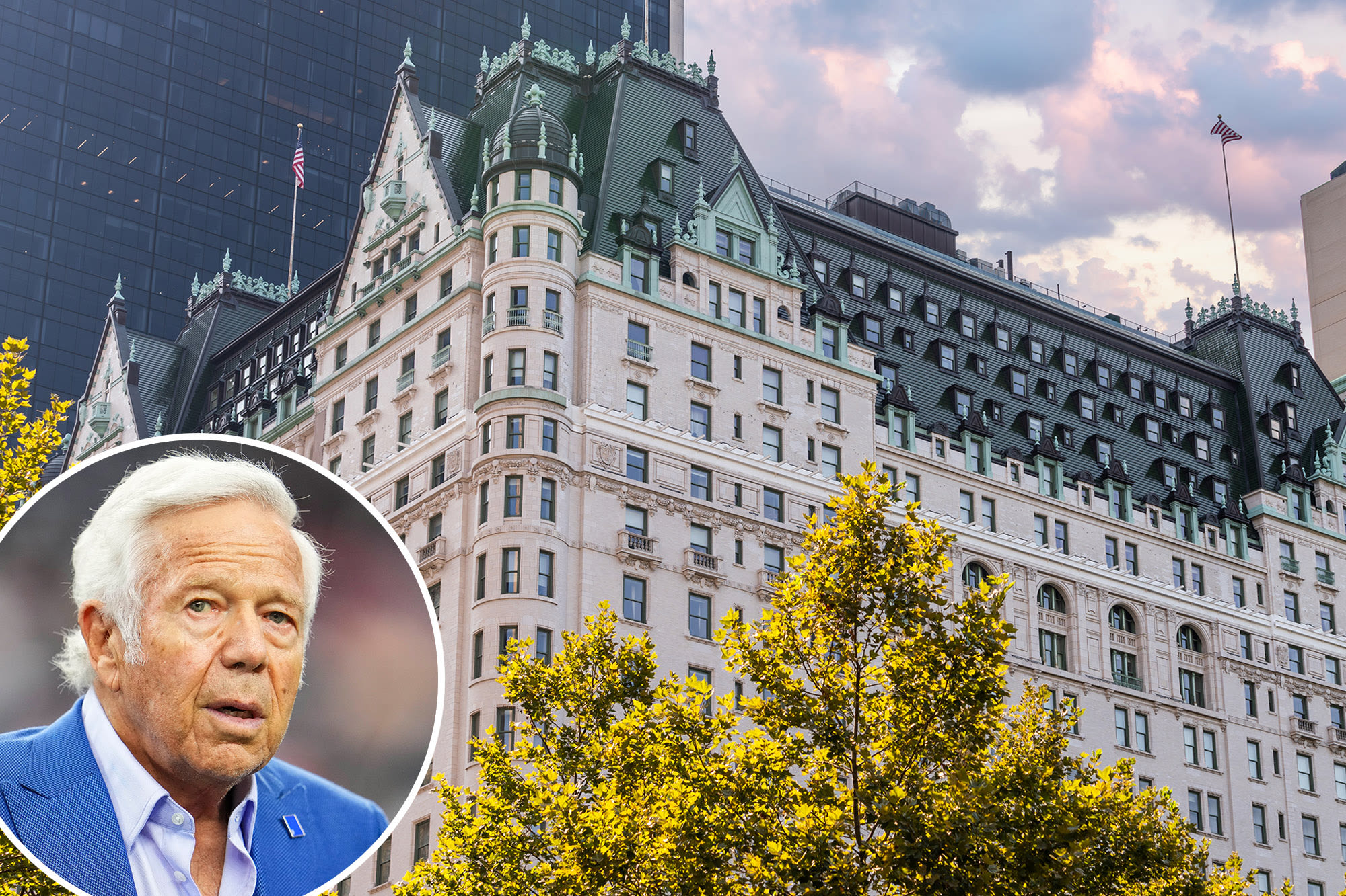 Patriots owner Robert Kraft sells apartment in NYC’s iconic Plaza Hotel for $22.5M