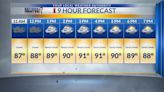 Friday 9-hour forecast: Weather Alert for heavy rain threat continues