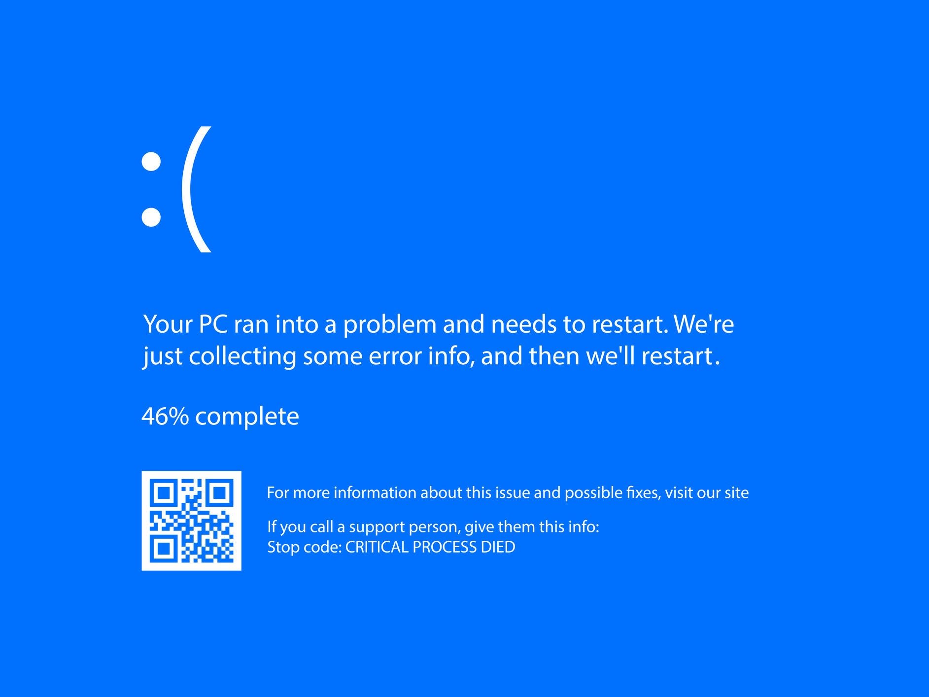 The only solution to the 'blue screen of death' may be a manual fix — here's what you can try