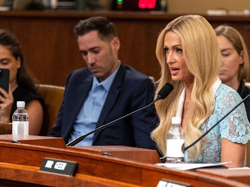 Paris Hilton testifies before Congress on Capitol Hill about childhood sexual abuse