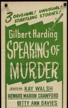 Gilbert Harding Speaking of Murder