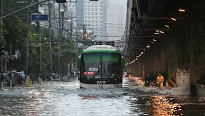 Streets turned into rivers as Typhoon Gaemi blows past Philippines