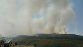 'Avoid the area' warning as major moorland blaze near Oldham continues for second day