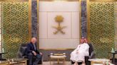 Lindsey Graham chatted and smiled with Saudi Arabia's crown prince, who he previously called an 'unhinged' murderer he'd never work with