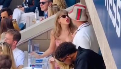 Taylor Swift and Travis Kelce belt out 'love' song at US Open