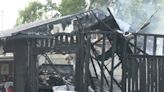 Garage destroyed, 2 houses damaged in Wednesday afternoon fire in Forest Lawn